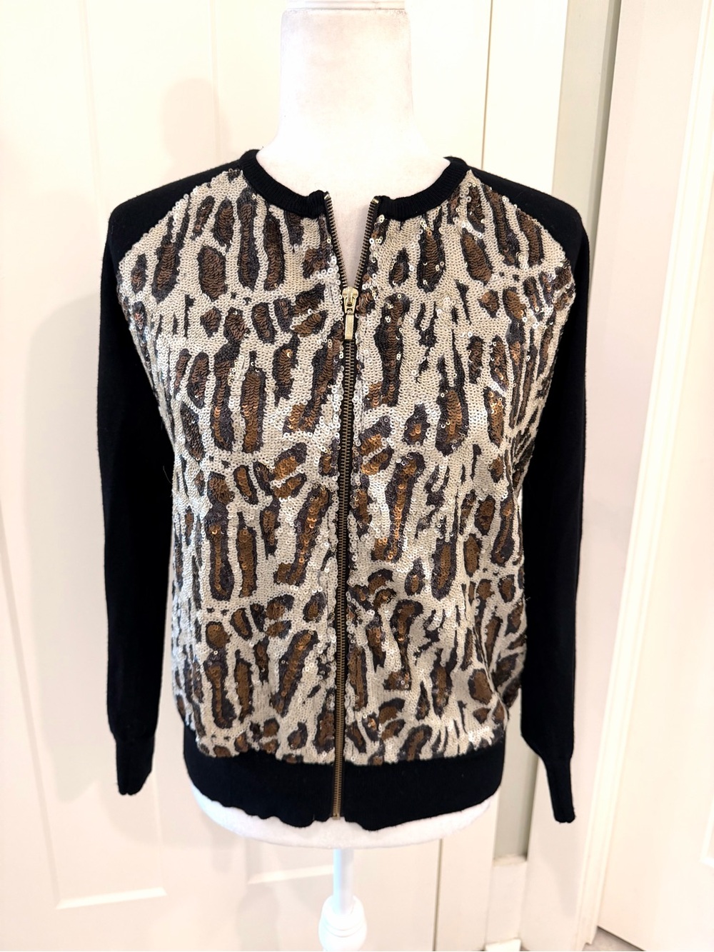 Cache Elegant Sequined Sweater